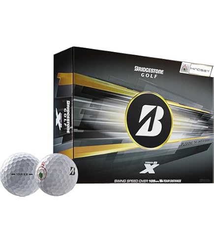 Amazon.com : Bridgestone Tour B-X Golf Balls (White, 3pk) 1 Sleeve